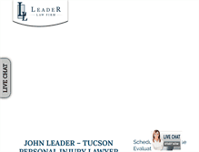 Tablet Screenshot of leaderlawaz.com